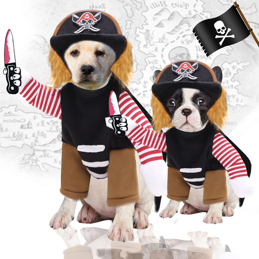 Pirates Turned Into Weird Pet Dogs Cats Halloween Day Costumes
